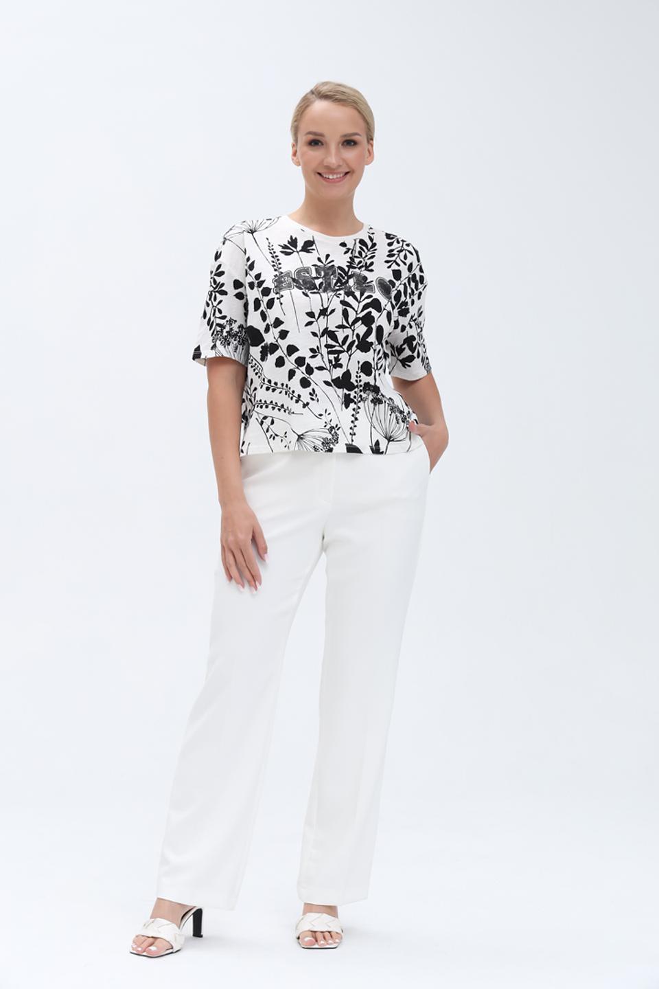 Брюки Gerry Weber белые прямые