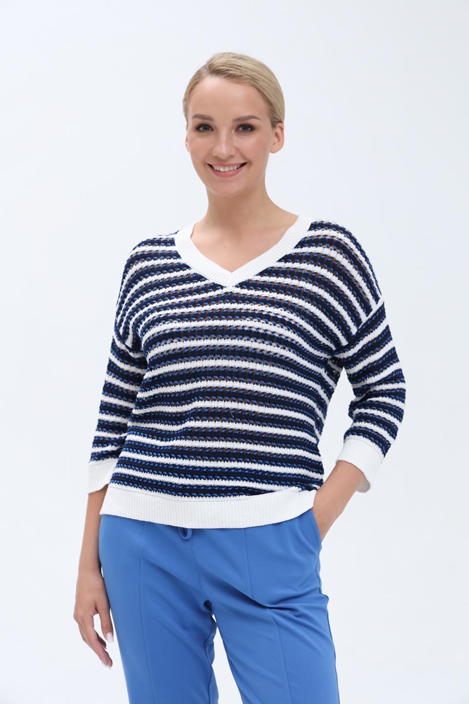 Пуловер Olsen в полоску