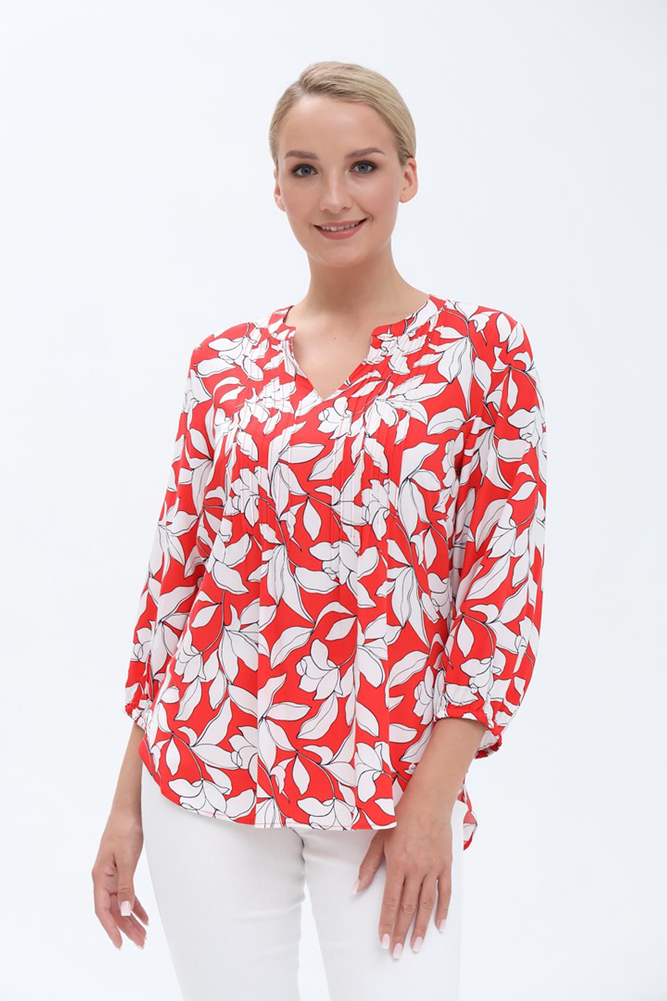 Блуза Olsen с цветочным принтом