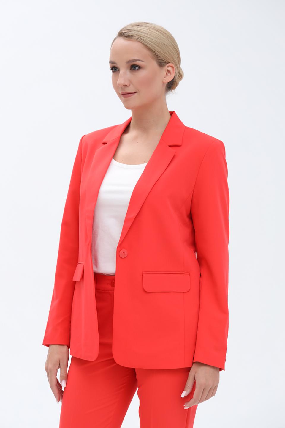 Жакет Olsen приталенный красный