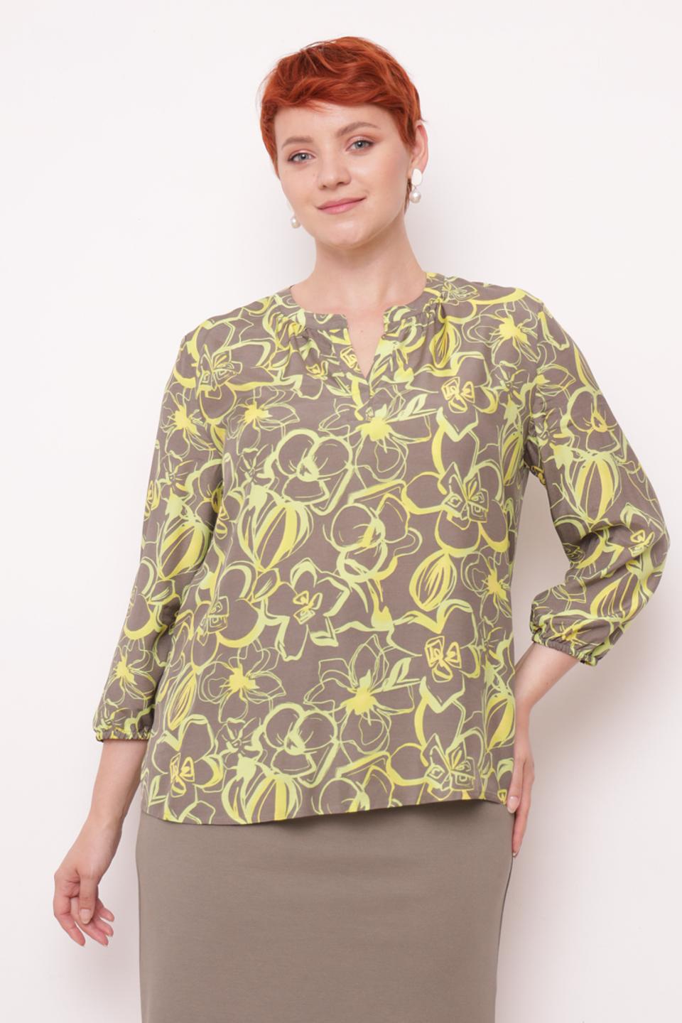 Блуза Thomas Rabe с цветочным принтом