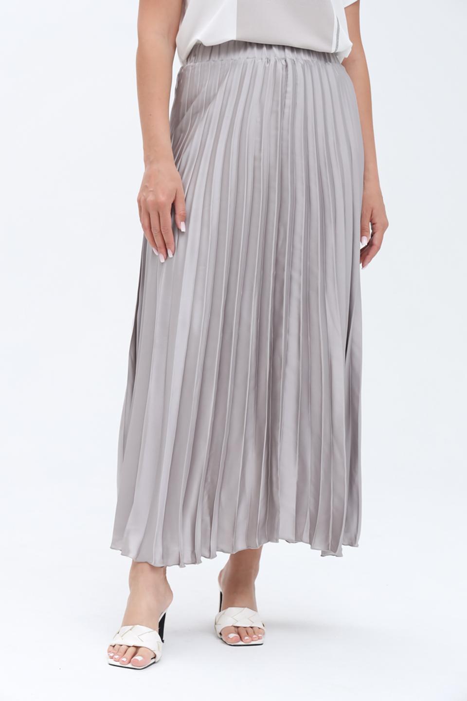 Юбка Monari плиссированная серая