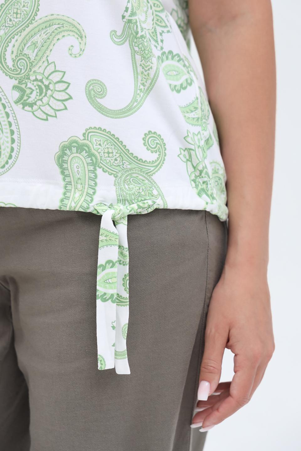 Футболка Monari с узором лайм