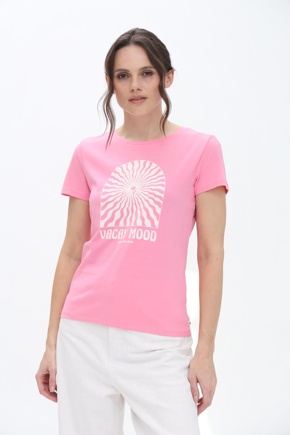 Футболка Tom Tailor denim girl розовая