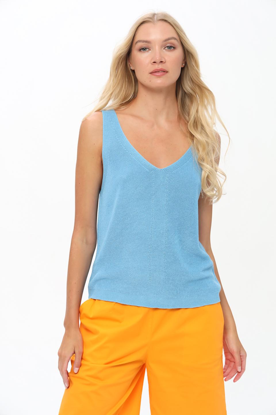 Топ Tom Tailor girl голубой