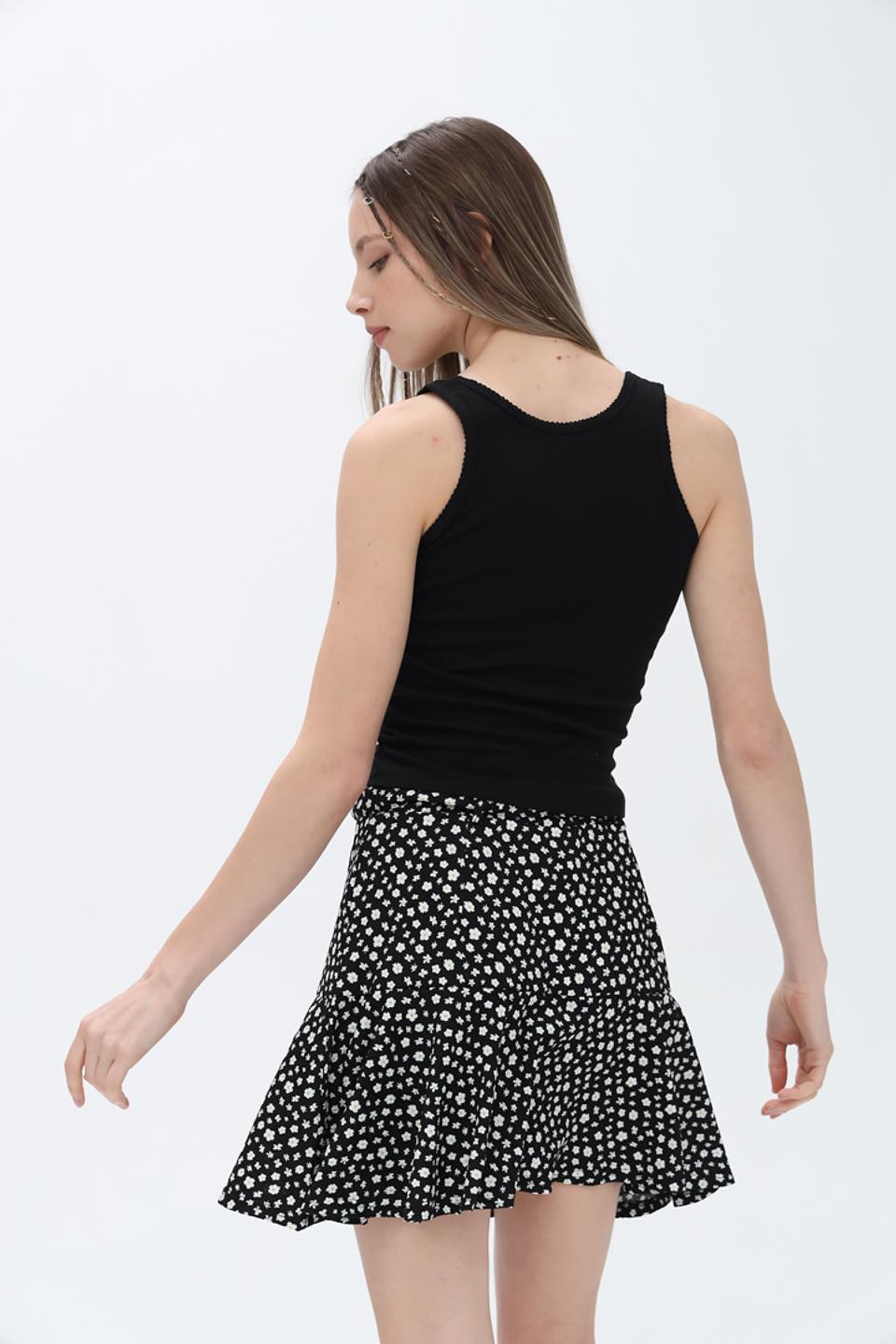 Топ Alcott женский черный на бретелях