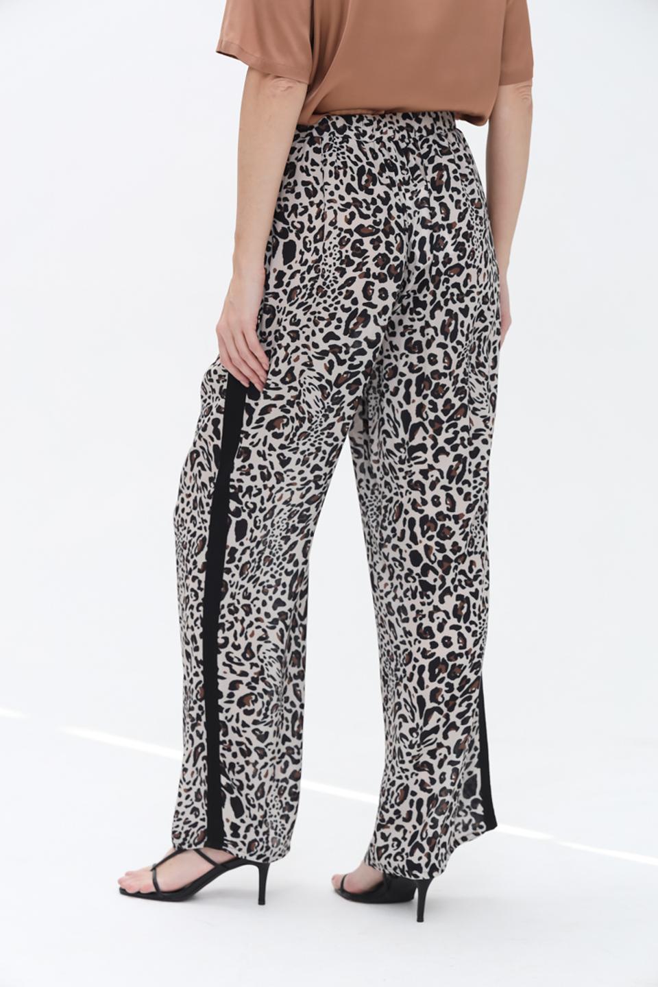 Брюки Apart с леопардовым принтом