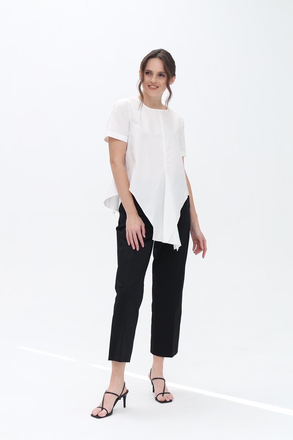 Блуза Apart женская белая асимметричная