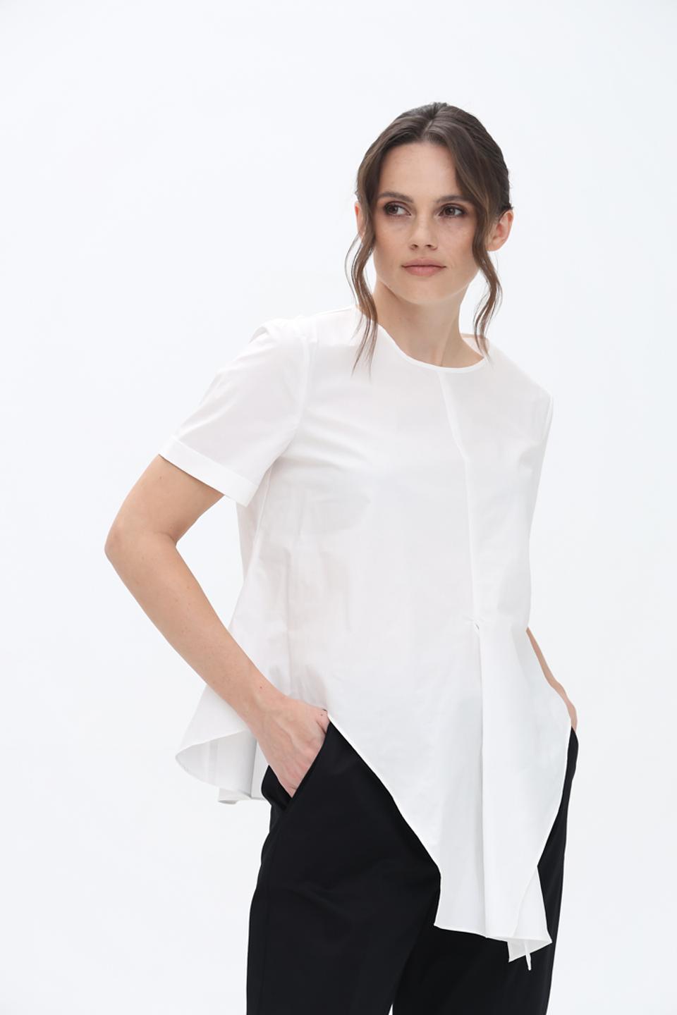 Блуза Apart женская белая асимметричная