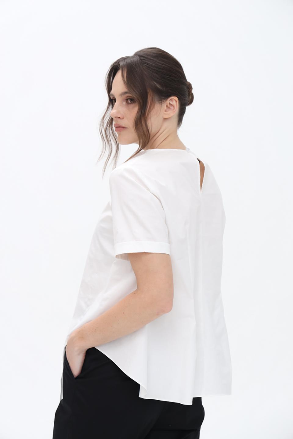 Блуза Apart женская белая асимметричная