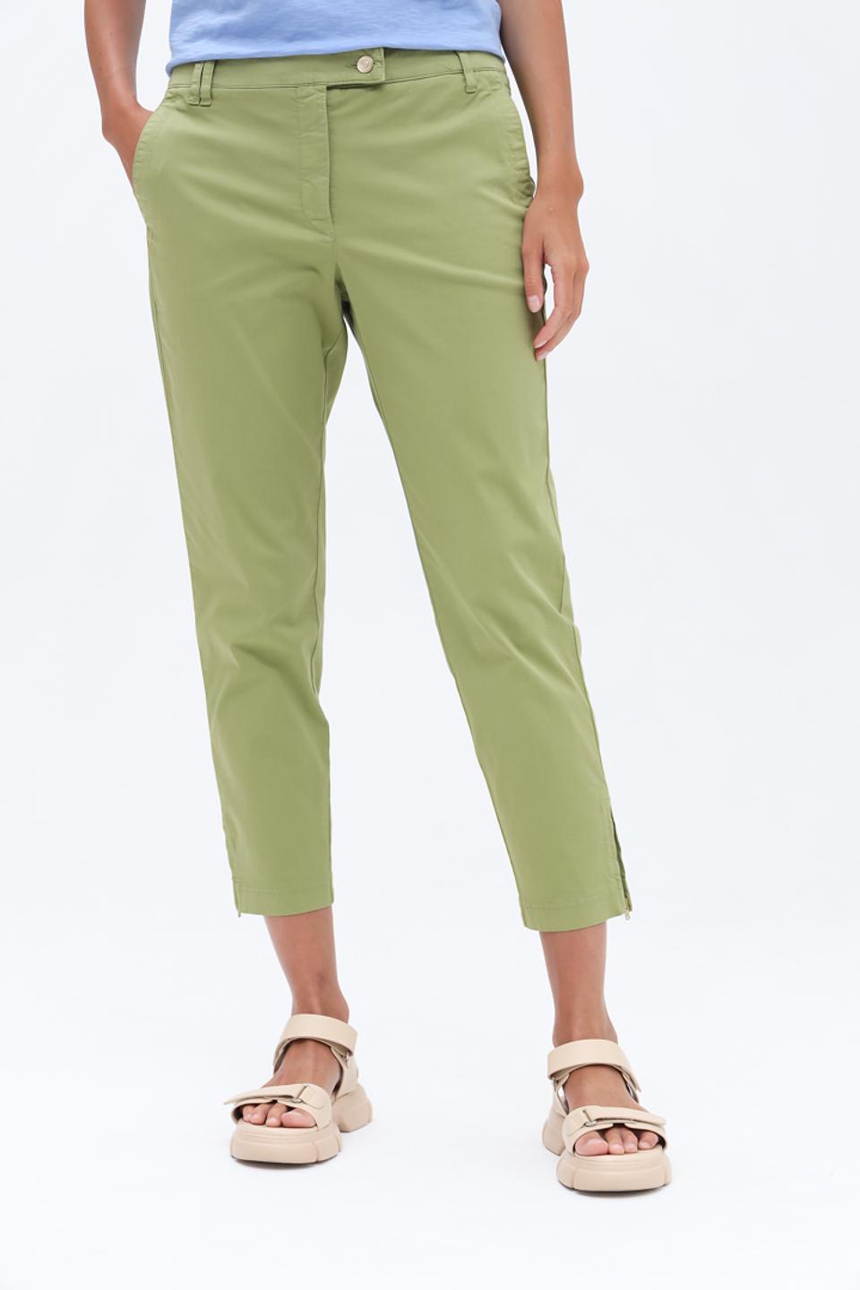 Брюки Zerres хаки с молнией