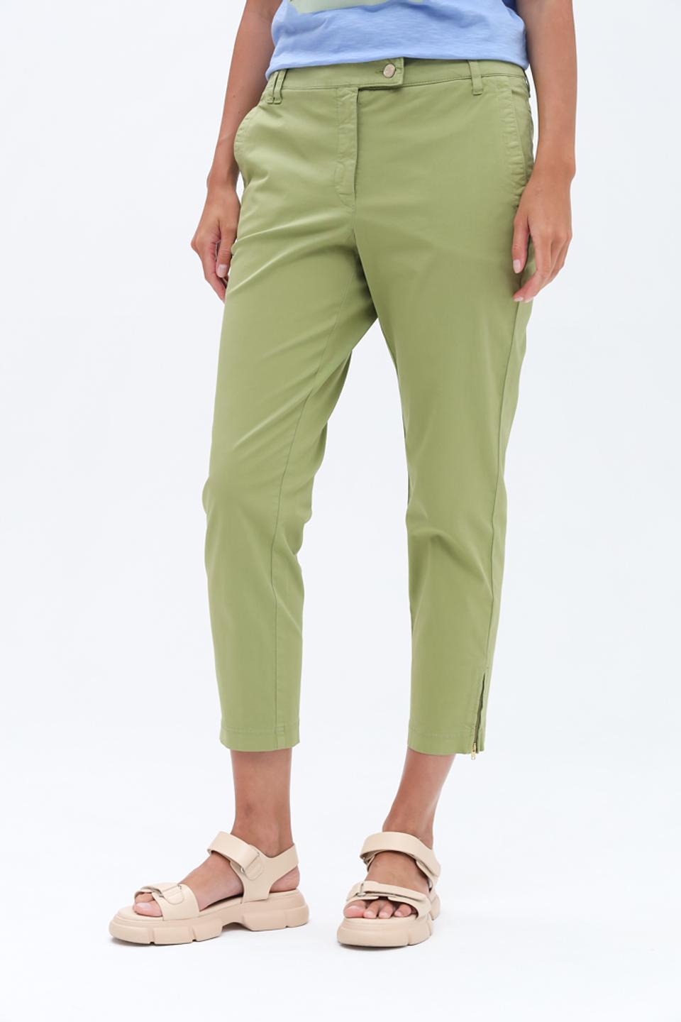 Брюки Zerres хаки с молнией