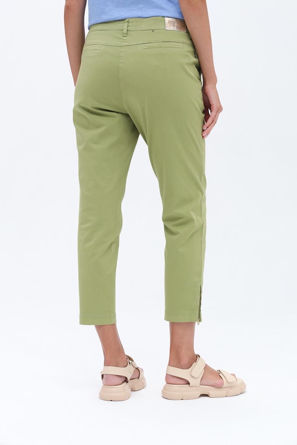 Брюки Zerres хаки с молнией