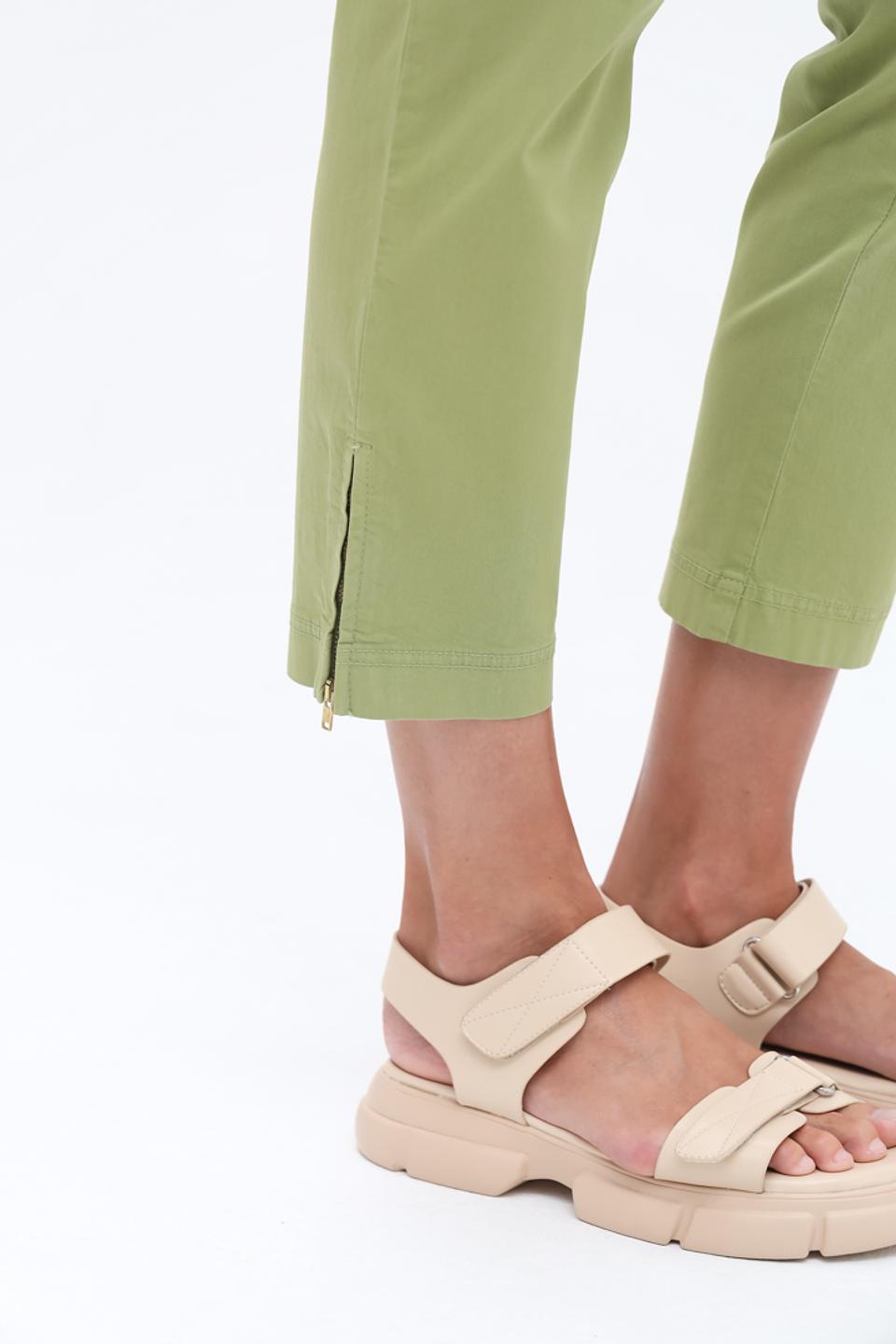 Брюки Zerres хаки с молнией