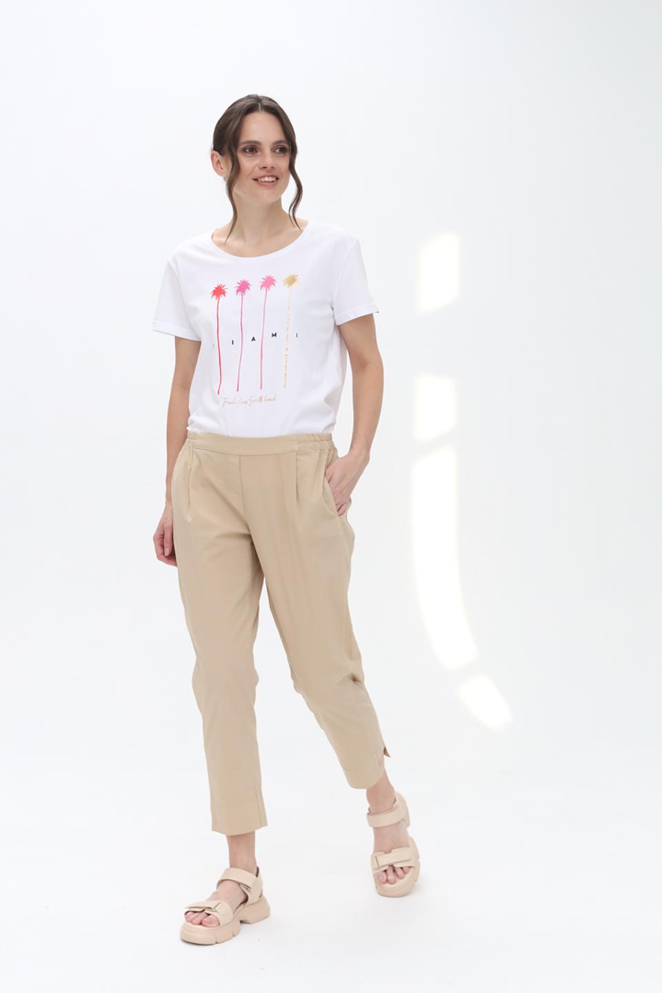 Брюки Lisa Campione бежевые