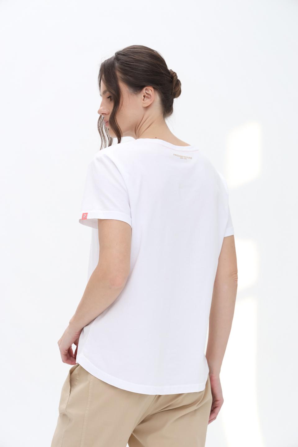 Футболка Frieda and Freddies Miami белый