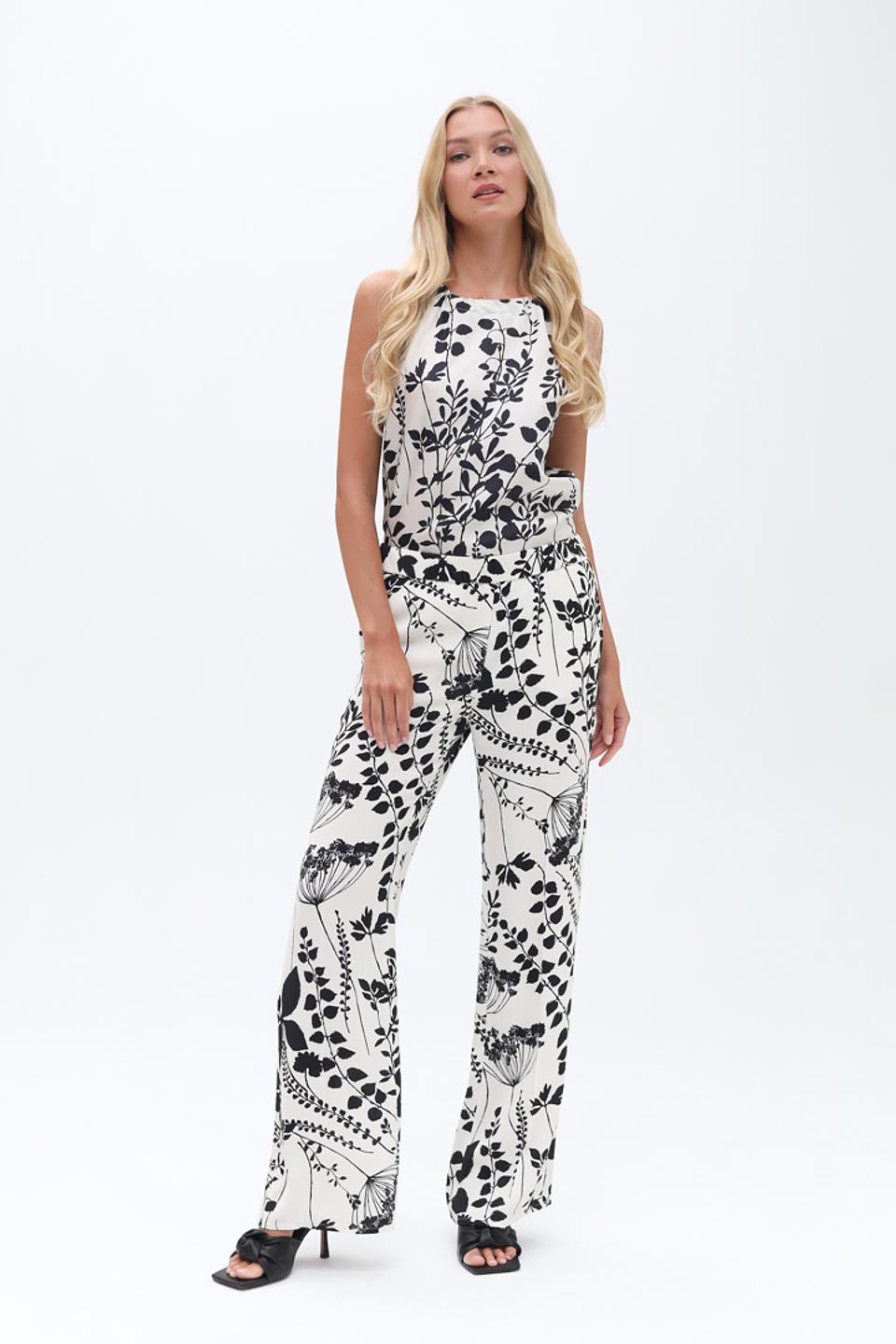 Брюки Luisa Cerano с цветочным принтом