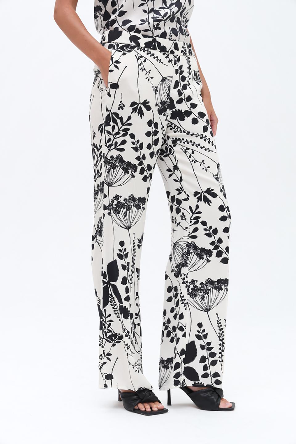 Брюки Luisa Cerano с цветочным принтом