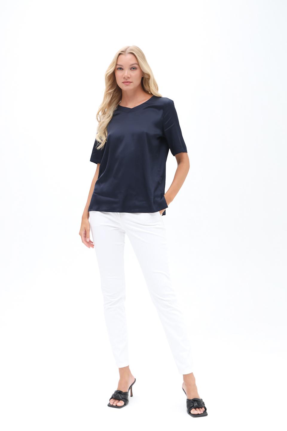 Брюки прямые Luisa Cerano белые