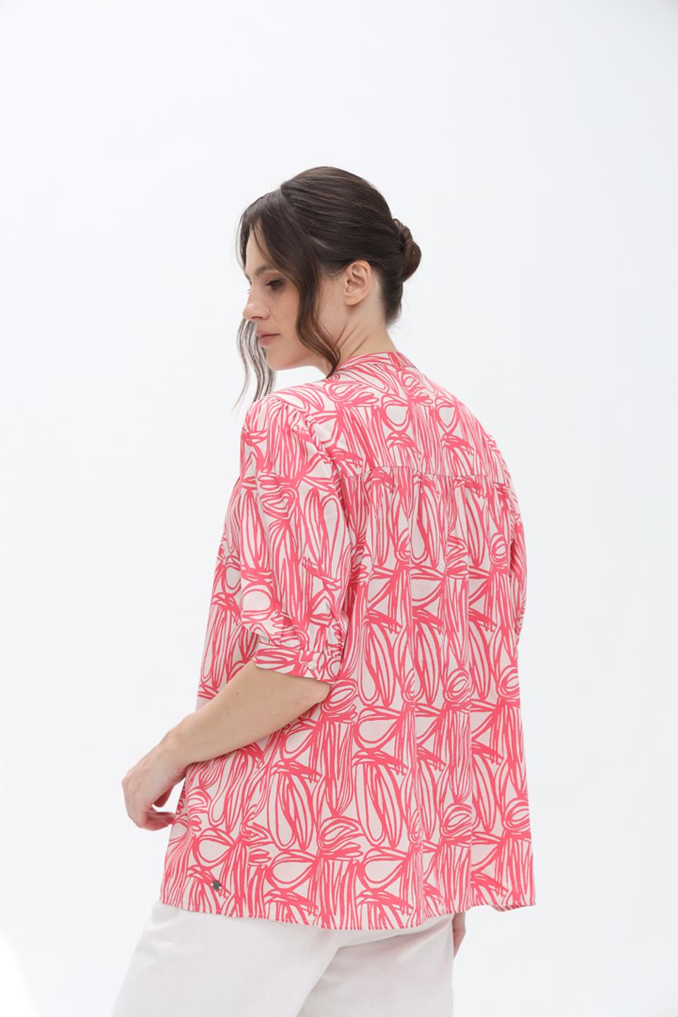 Блуза Bugatti с принтом