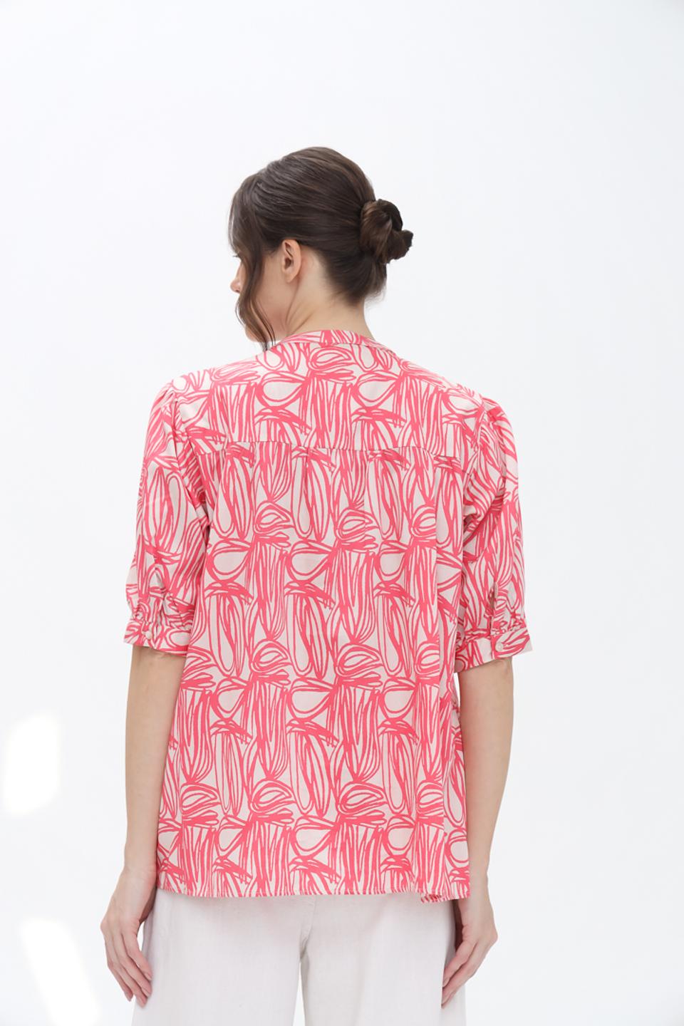 Блуза Bugatti с принтом