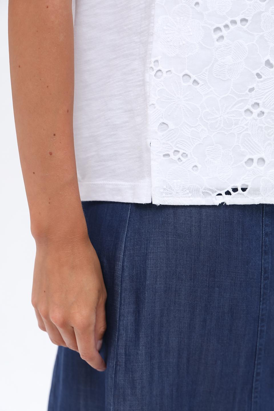 Блуза Lecomte с вышивкой "Richelieu"