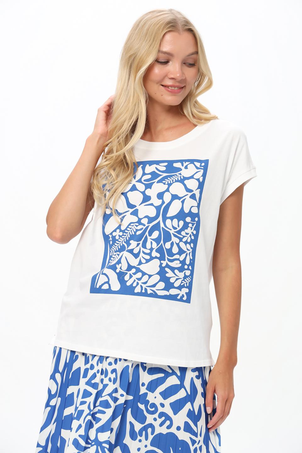 Футболка Oui с принтом, белый