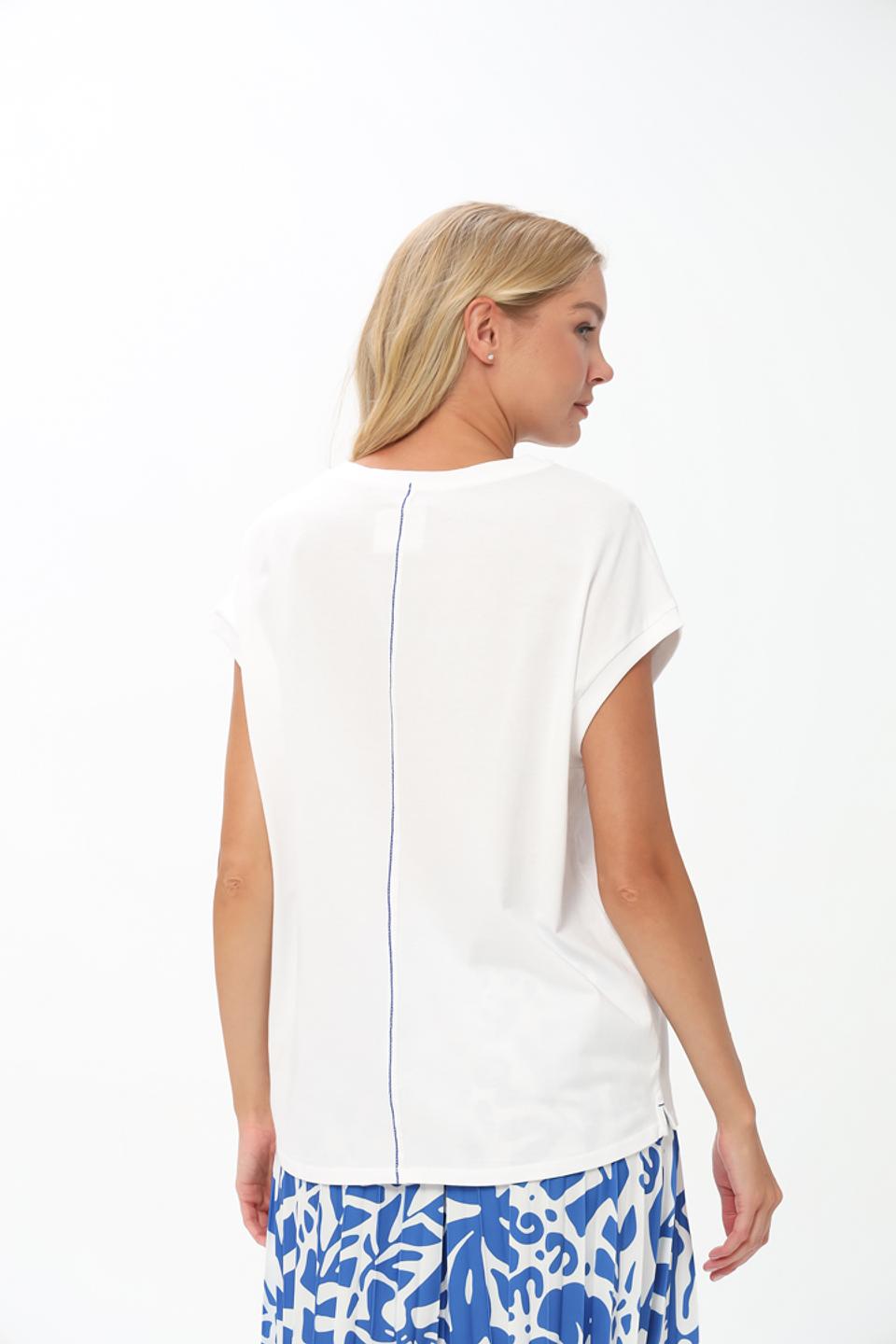 Футболка Oui с принтом, белый