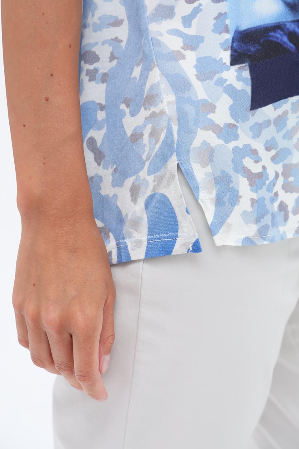 Футболка Oui с тропическим принтом