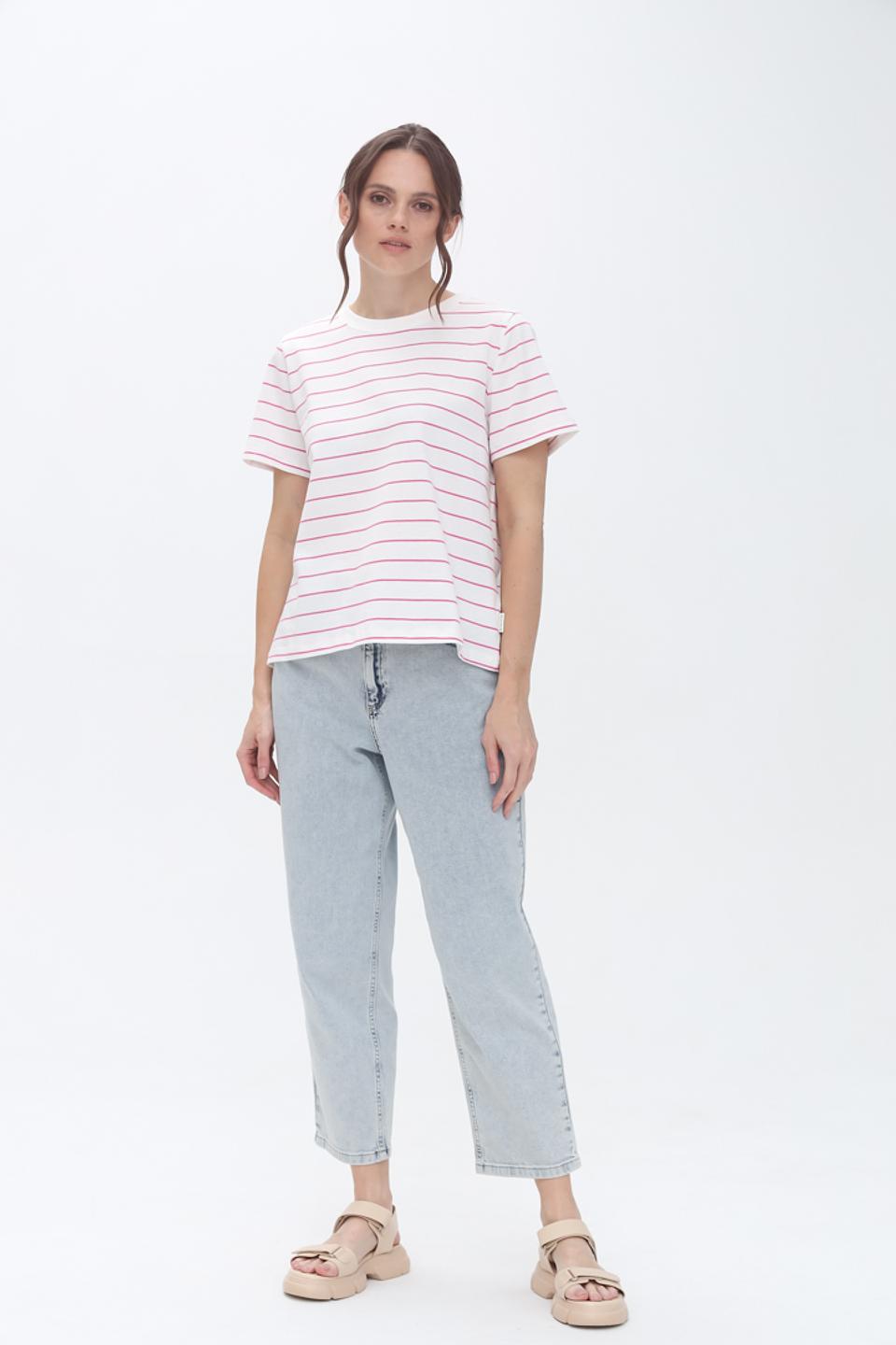 Джинсы Oui голубые mom fit