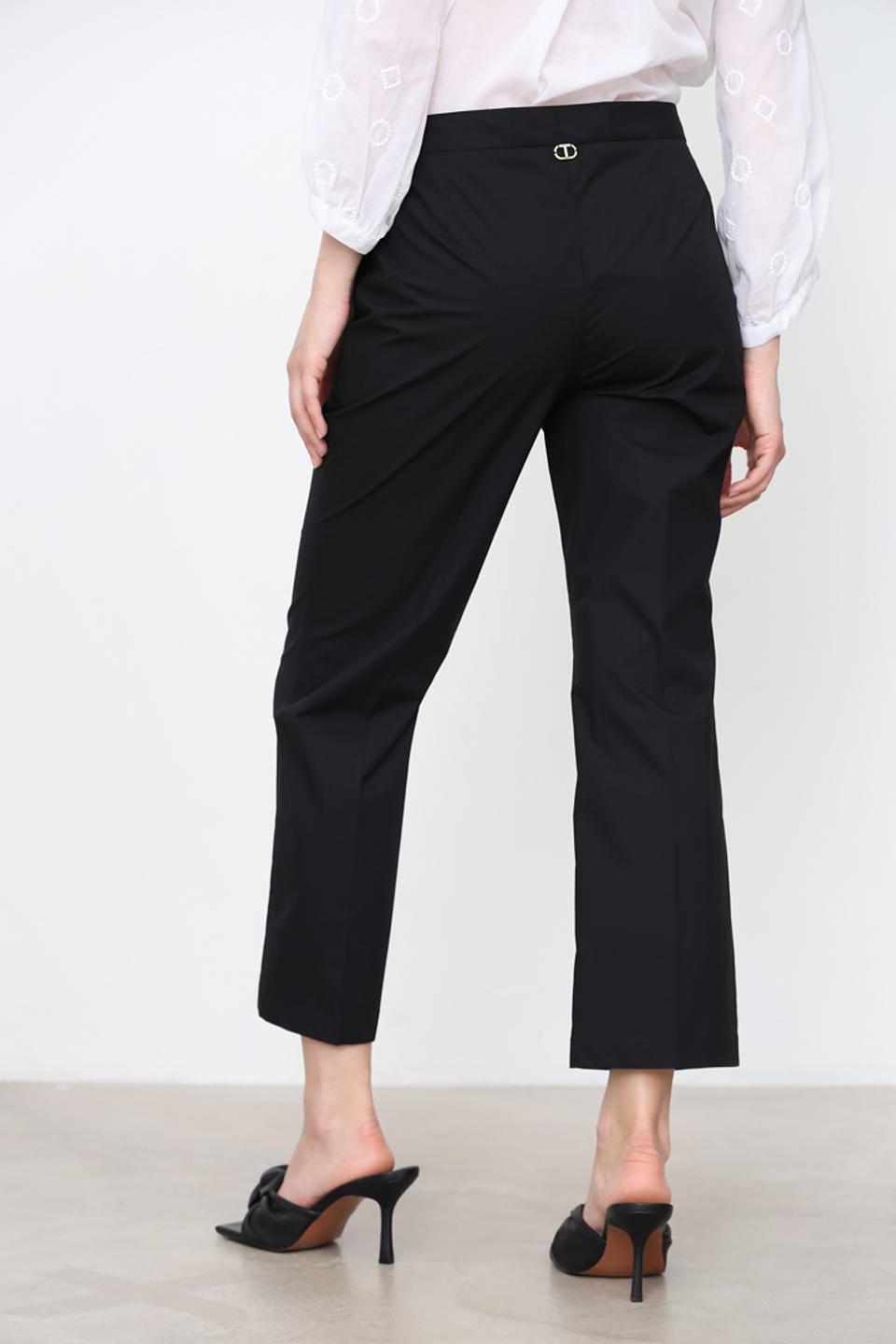 Брюки Twin Set чёрные прямые