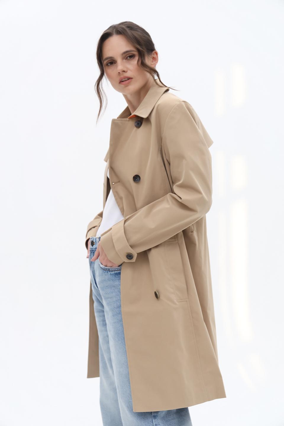 Плащ Tom Tailor бежевый