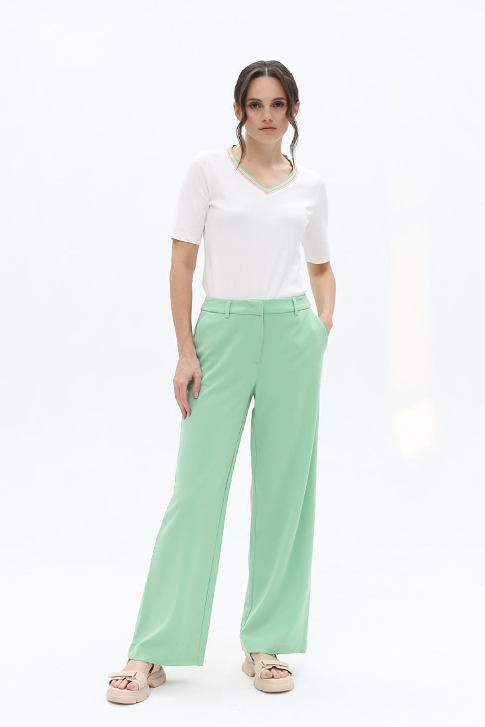 Брюки классические Tom Tailor мятные