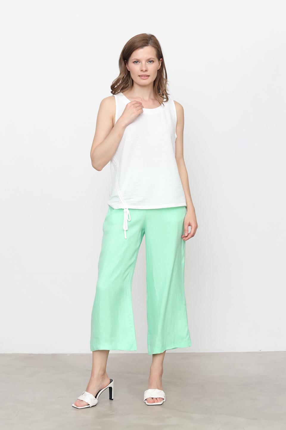 Топ Tom Tailor белый с завязками