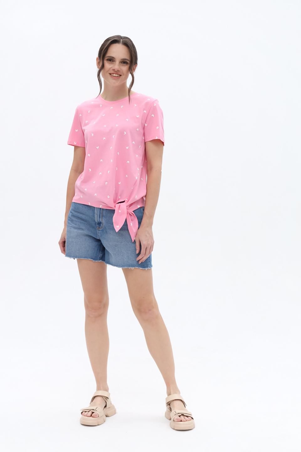 Футболка Tom Tailor denim girl розовая