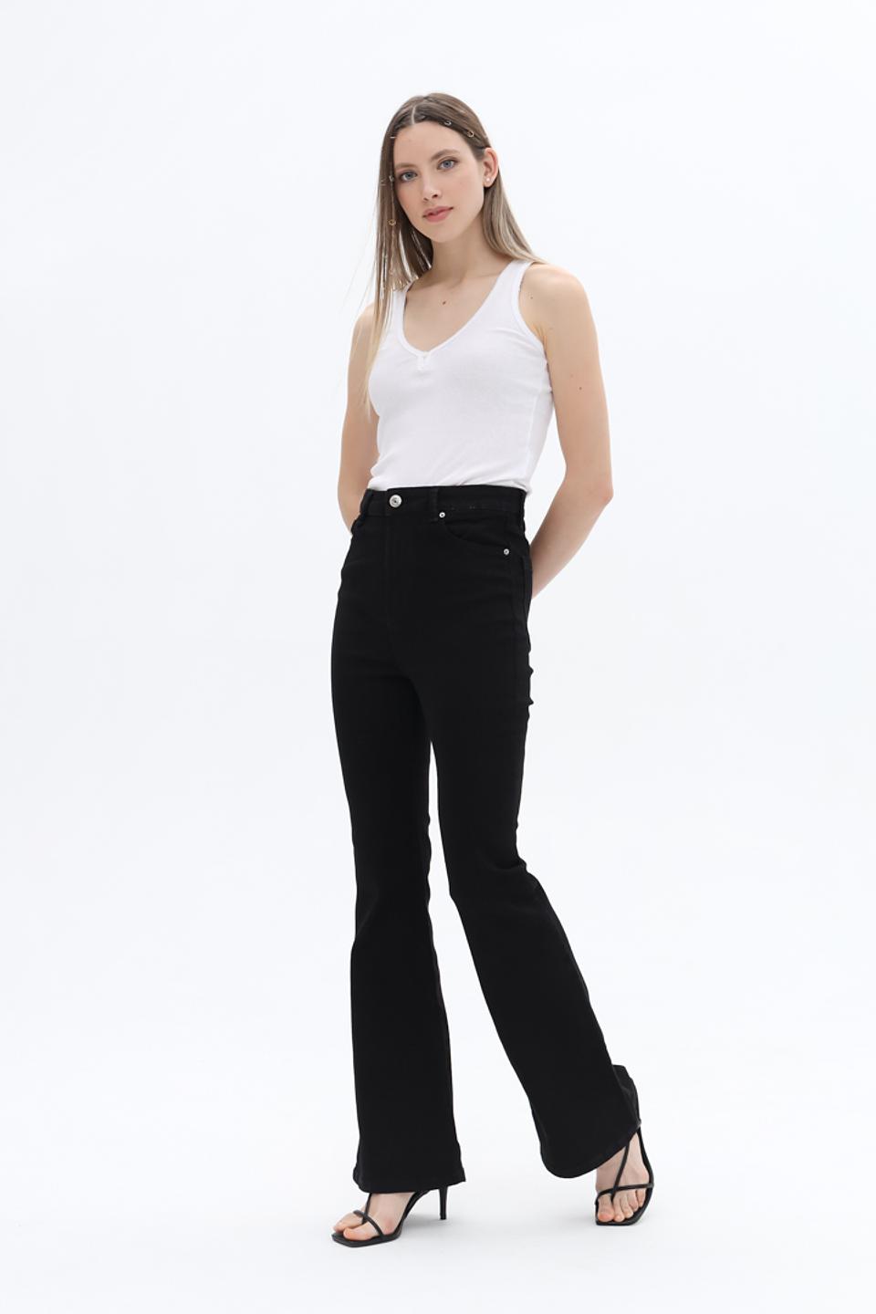 Брюки клеш Alcott чёрные