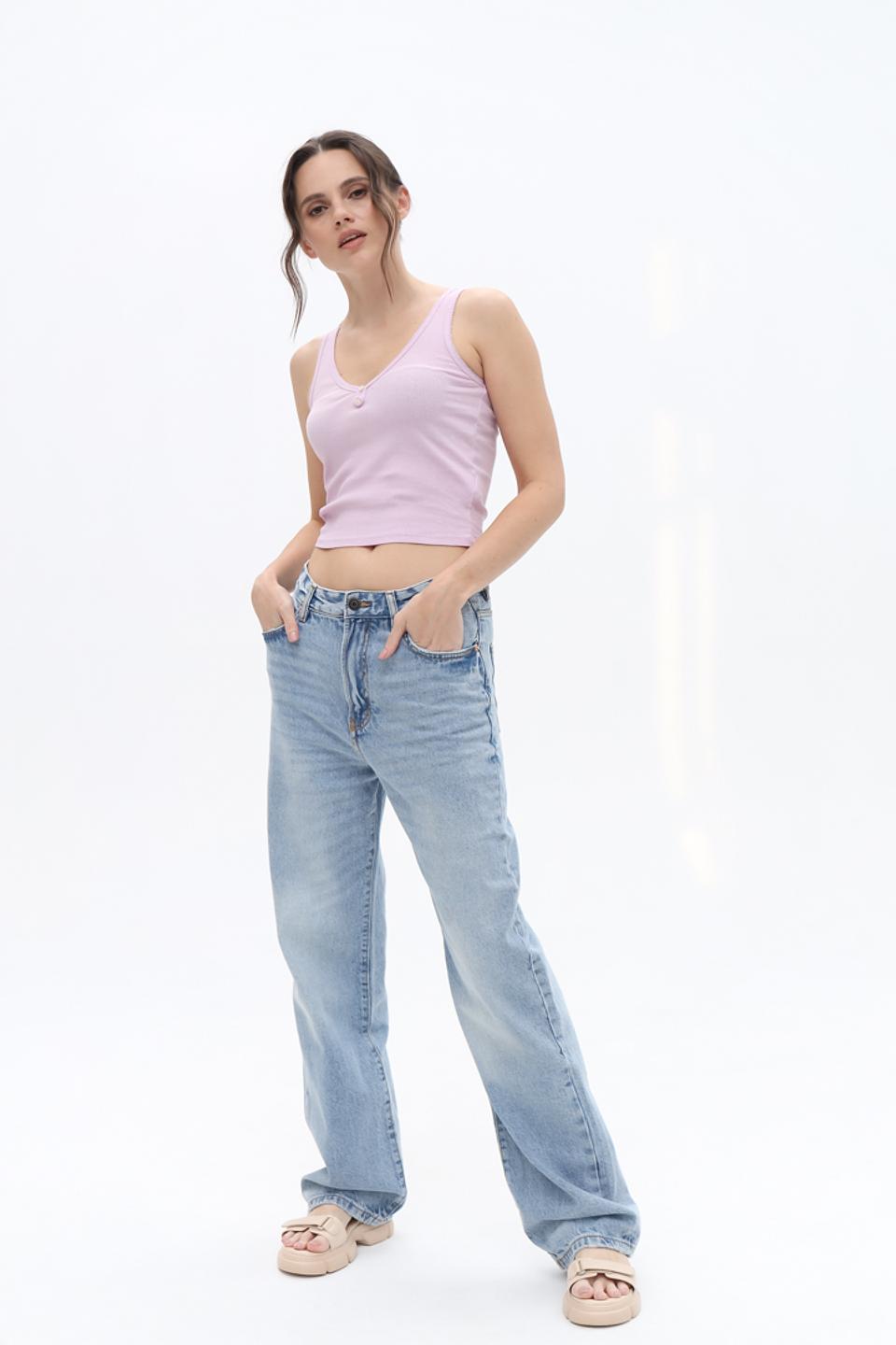 Топ Alcott на бретелях лавандовый