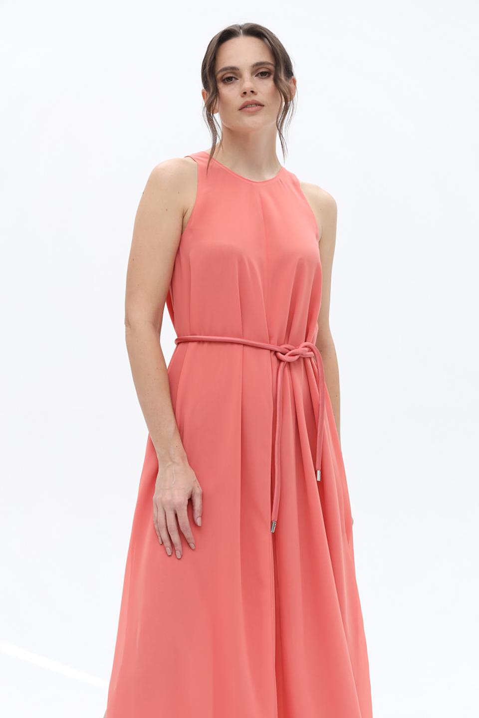 Платье Emporio Armani персиковое