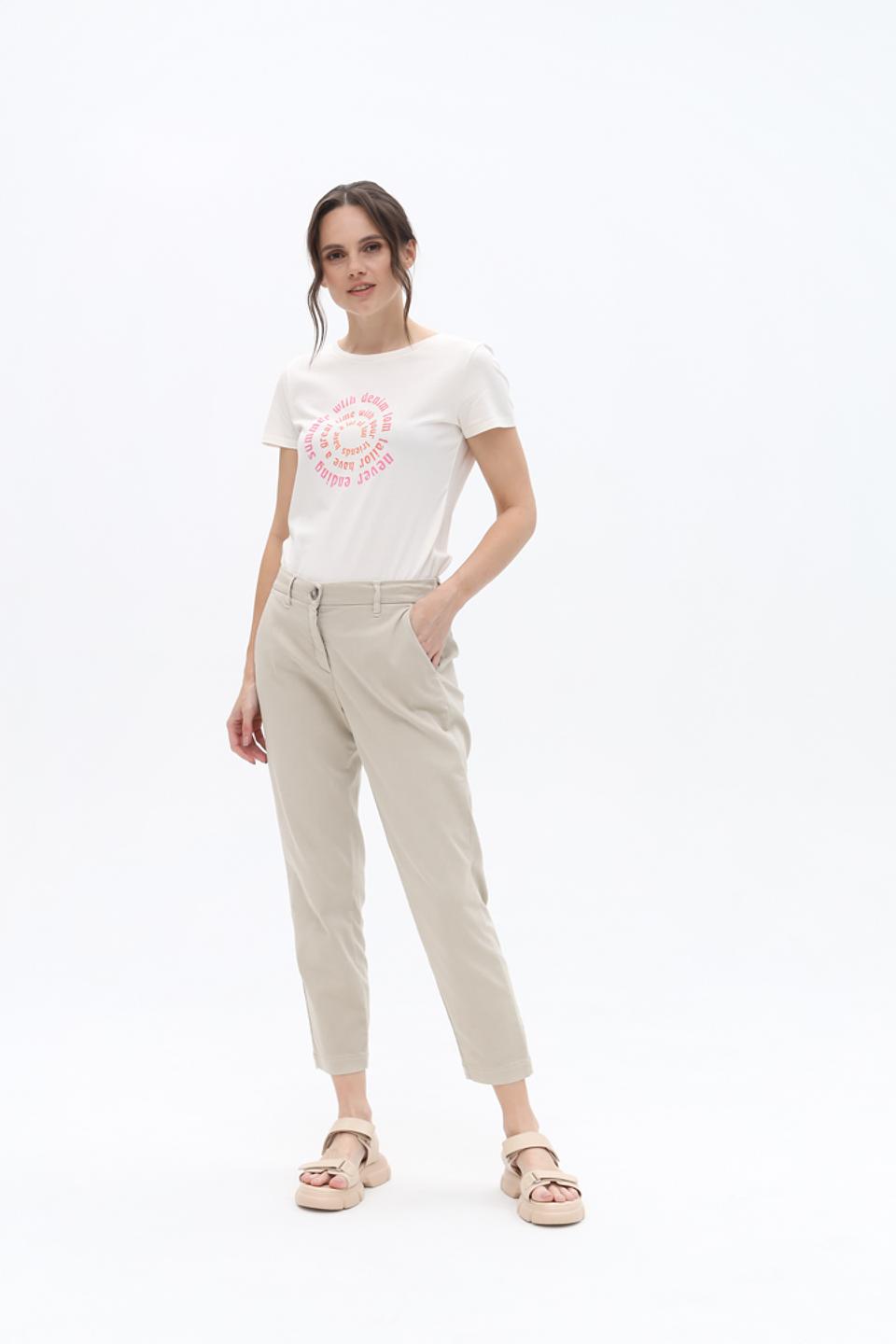 Брюки Toni collection бежевые
