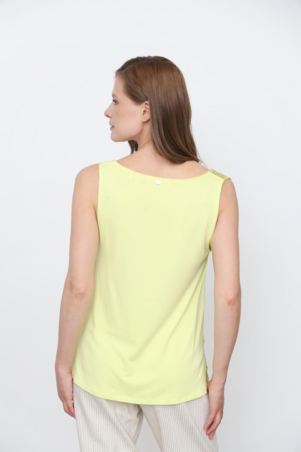 Топ Rich and Royal атласный жёлтый