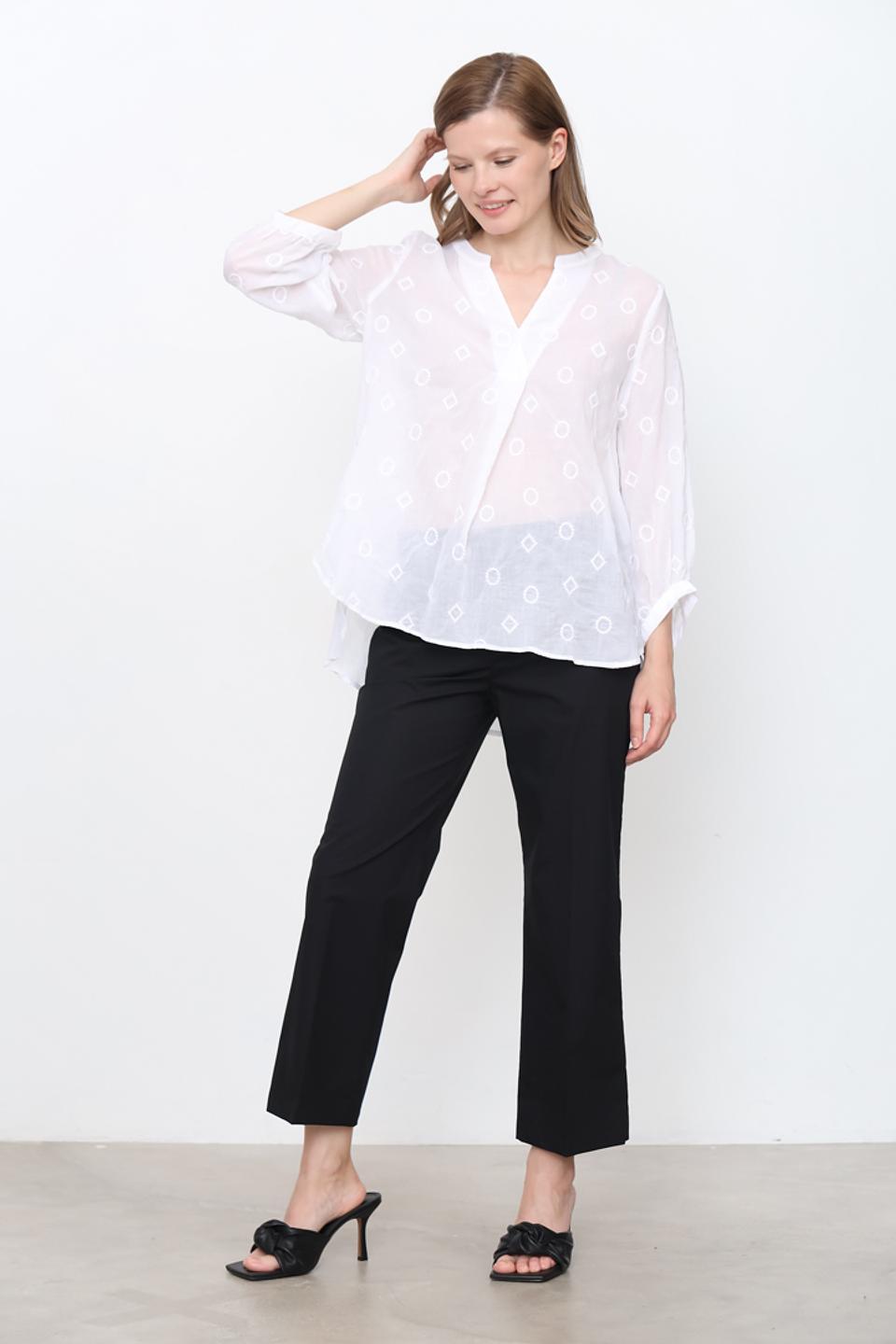 Блуза You Just White с принтом