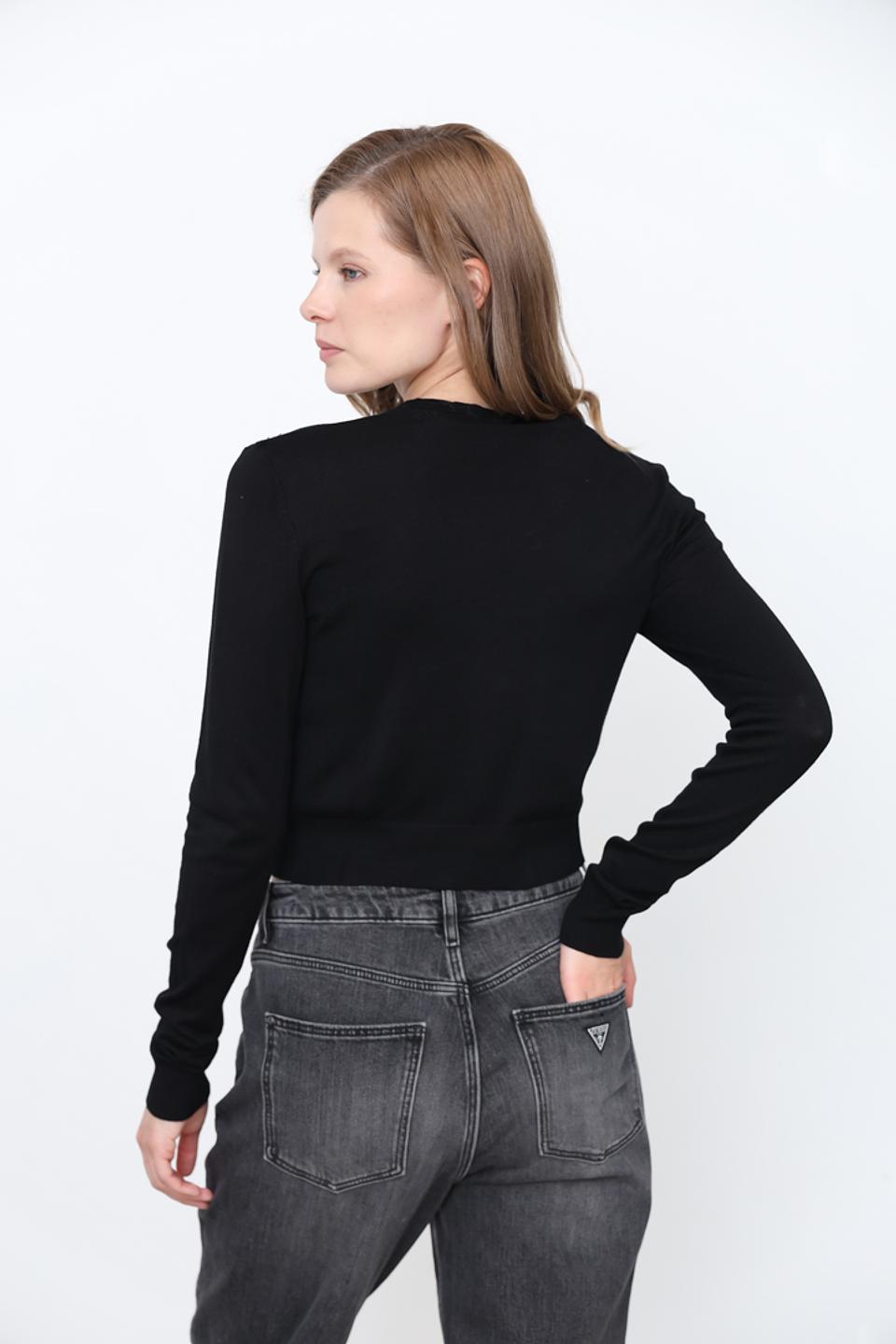 Джемпер Alcott черный укороченный