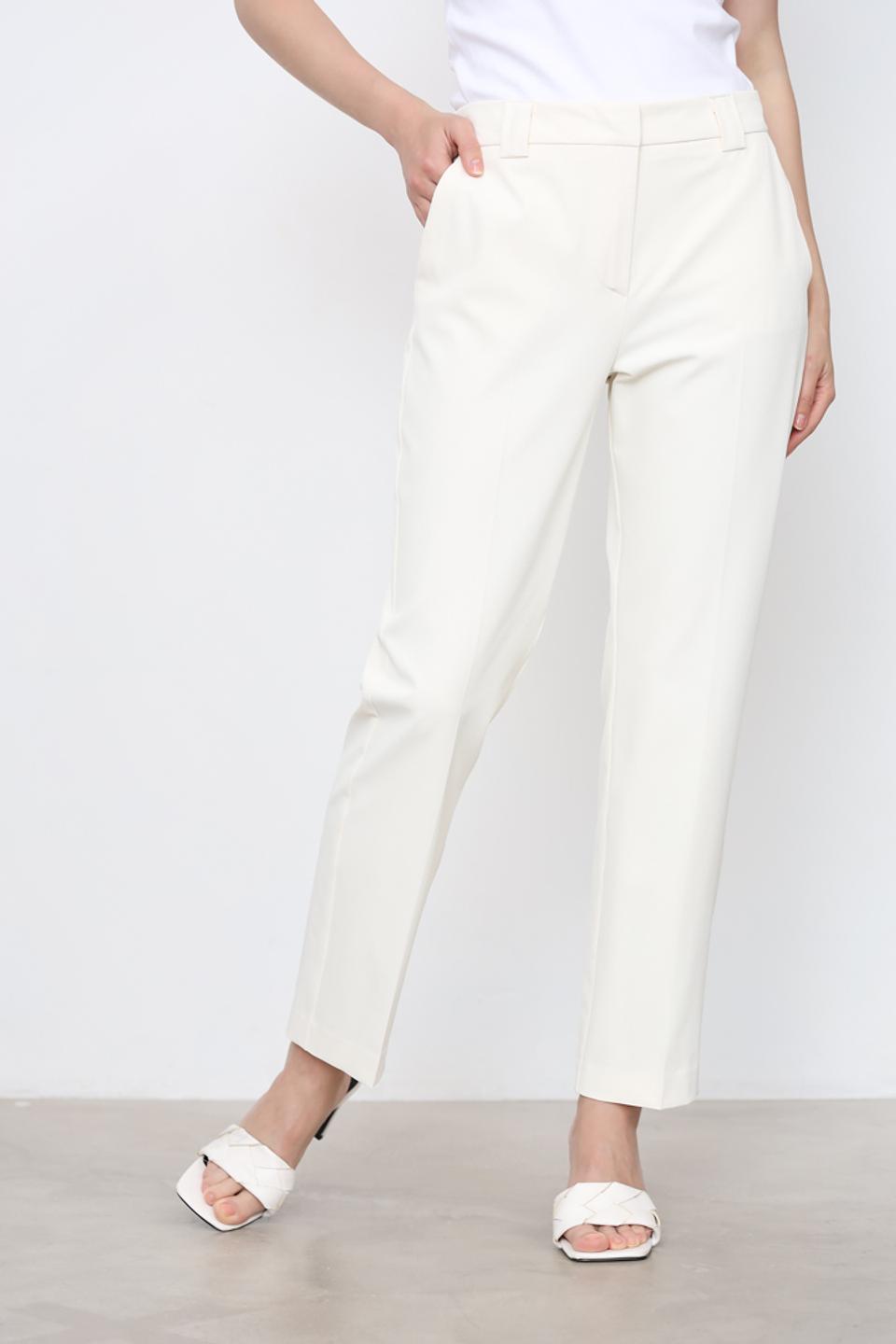 Брюки Icona жен. кремовые