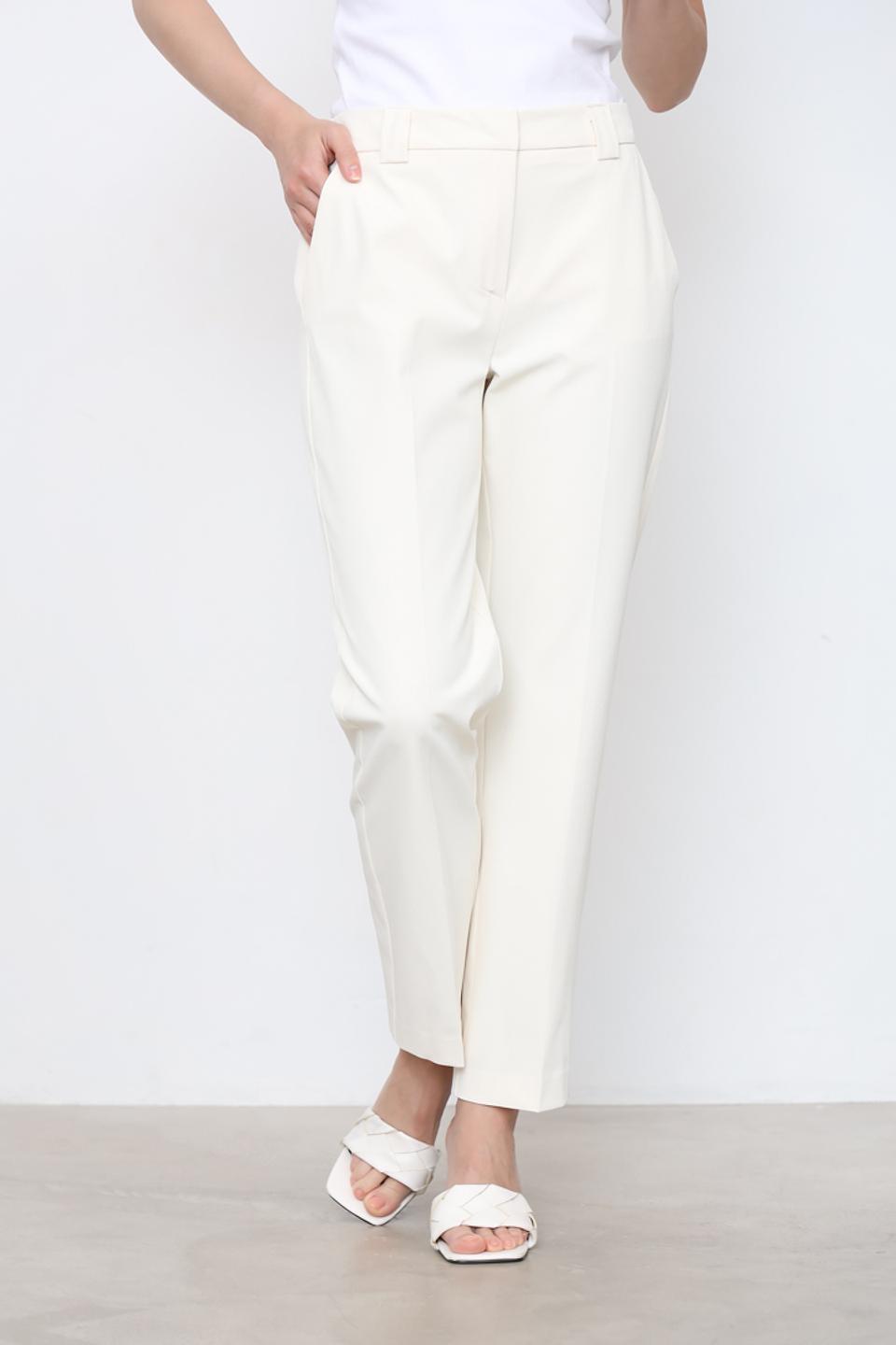 Брюки Icona жен. кремовые