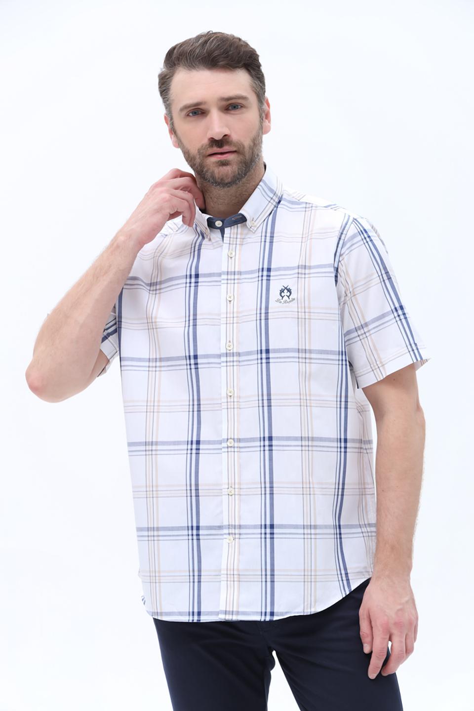 Рубашка кр Claudio Campione в клетку