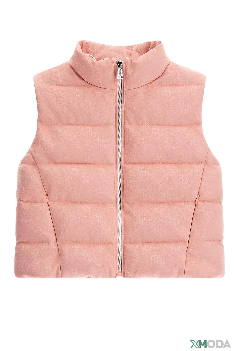 Жилет Guess дев. стеганый розовый