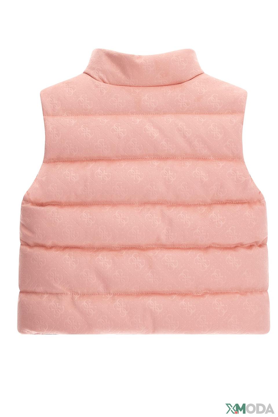 Жилет Guess дев. стеганый розовый