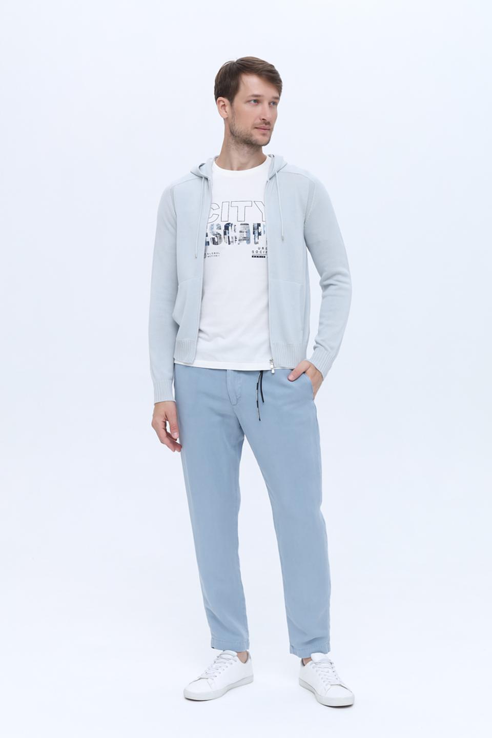 Кардиган Gran Sasso мужской светло-голубой