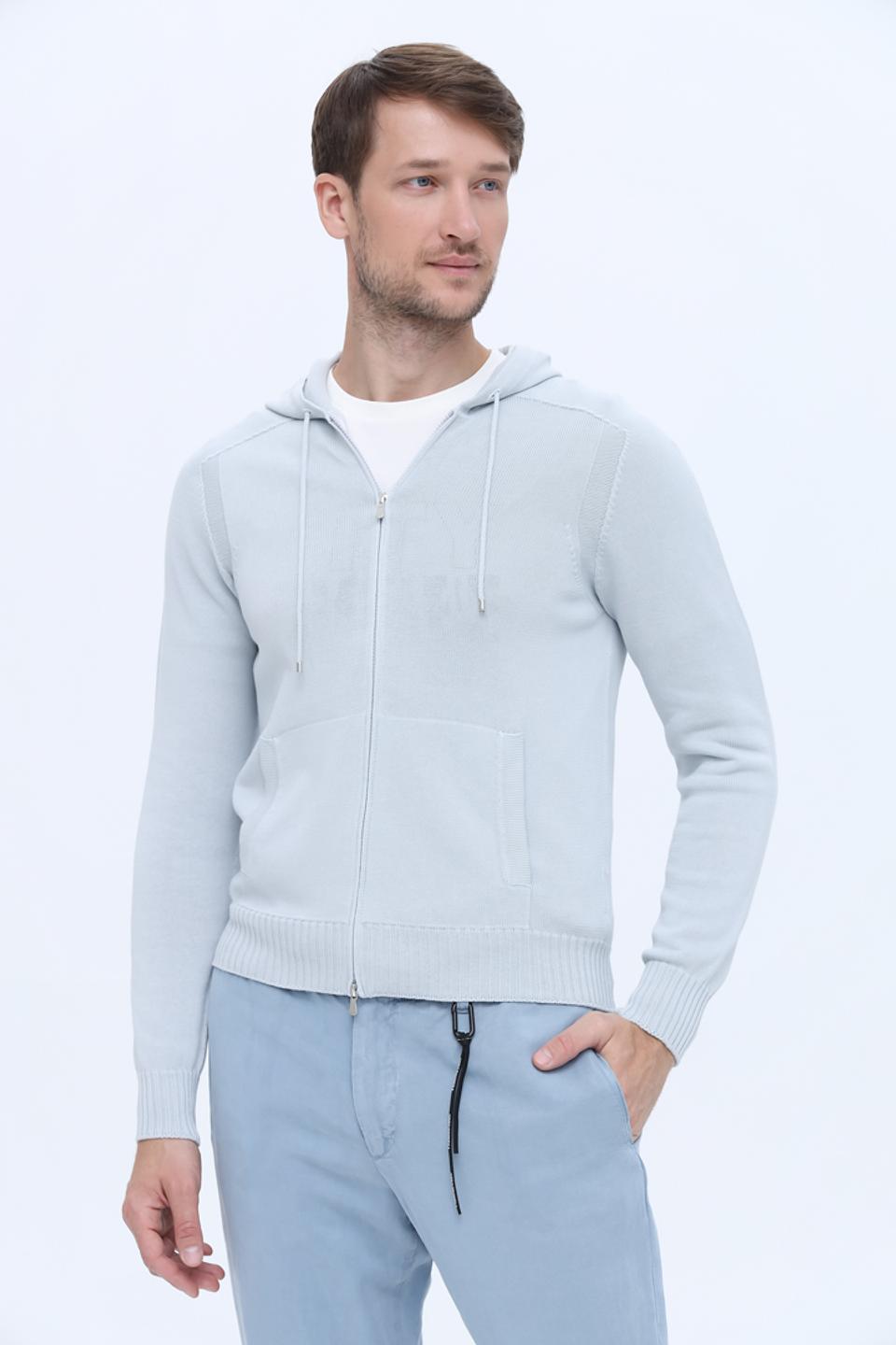 Кардиган Gran Sasso мужской светло-голубой
