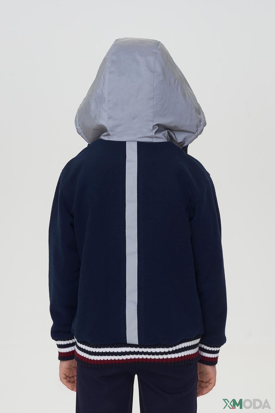 Куртка Choupette дев. с капюшоном синяя